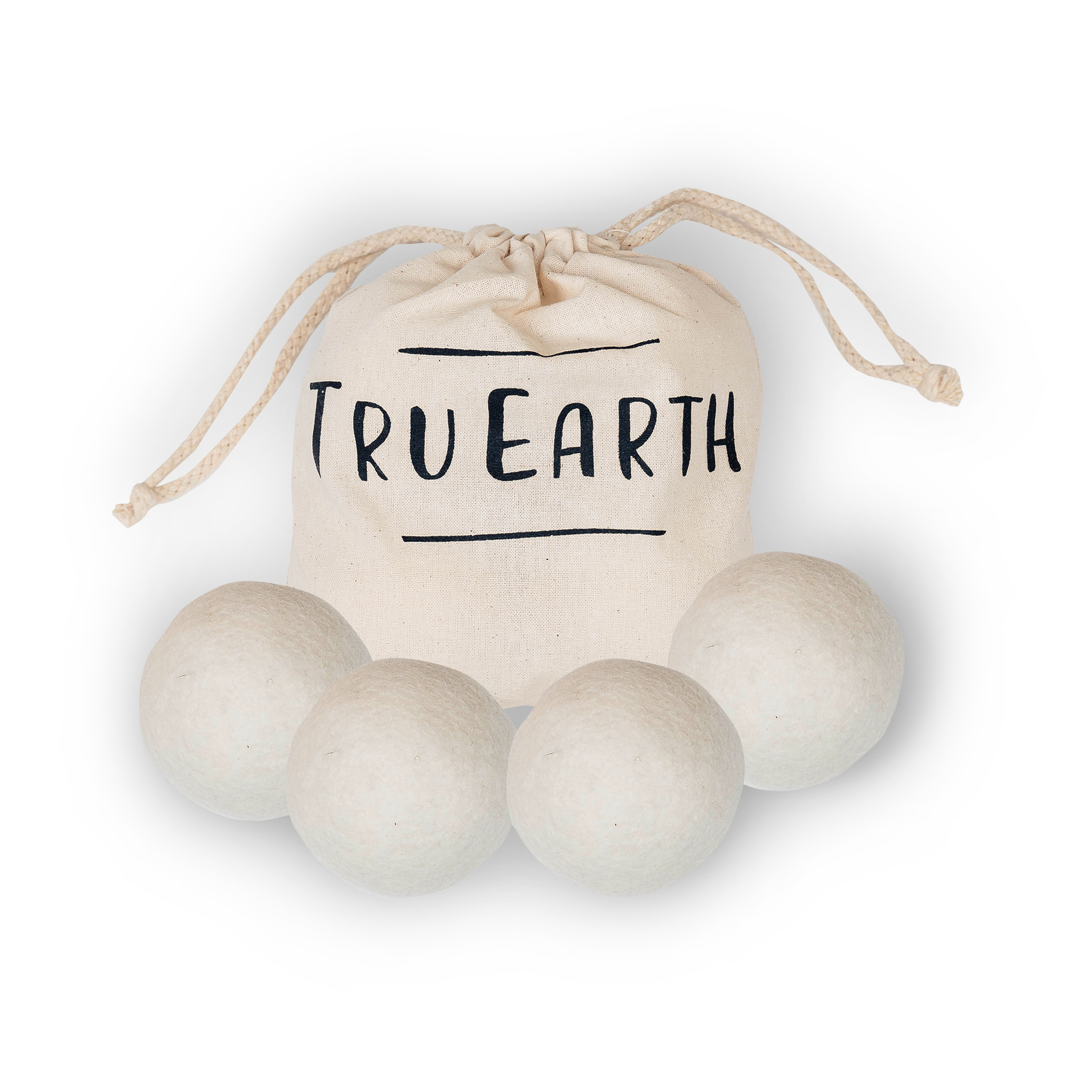 Tru Earth Reusable Wool Dryer Balls - 4 Pack